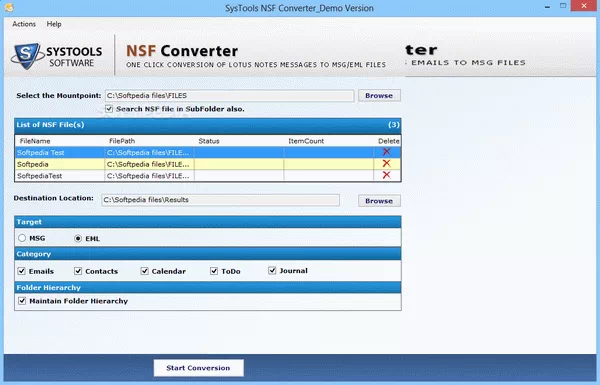 SysTools NSF Converter 1
