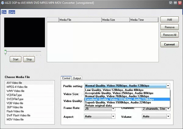 A123 3GP to AVI WMV DVD MPEG MP4 MOV Converter Crack & Serial Number