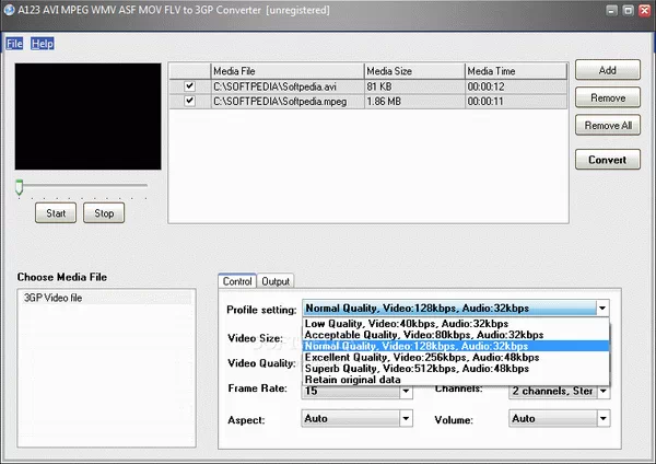 A123 AVI MPEG WMV ASF MOV FLV to 3GP Converter Crack With License Key Latest