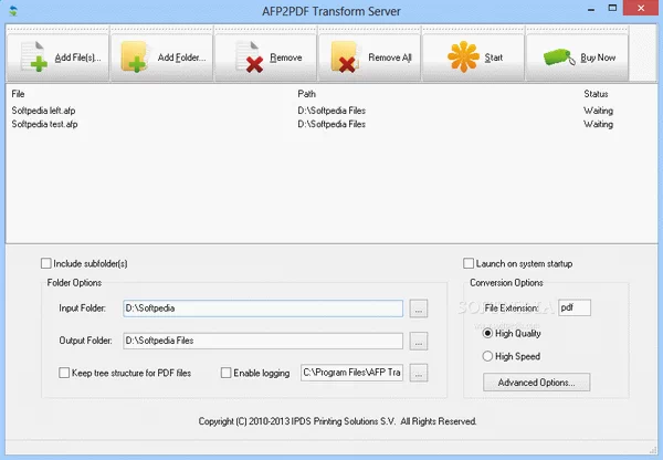 AFP2PDF Transform Server Crack + Activator Updated