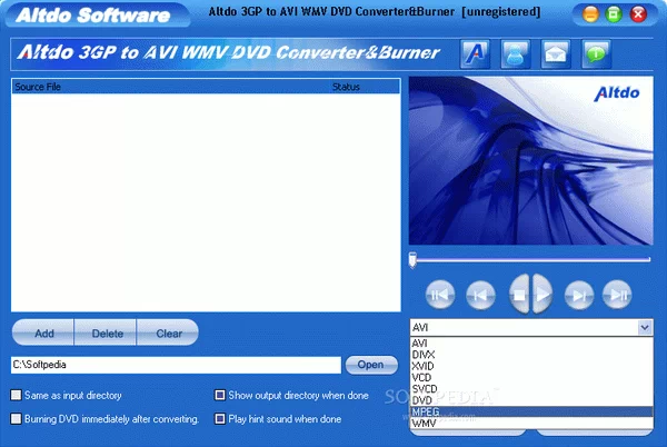 Altdo 3GP to AVI WMV DVD Converter&Burner Crack With License Key