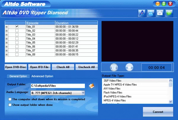 Altdo DVD Ripper Diamond Crack + Serial Key Updated