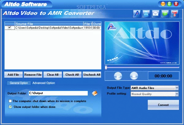 Altdo Video to AMR MP3 AAC Converter Crack With License Key Latest