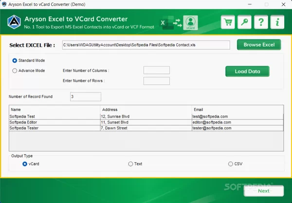 Aryson Excel to vCard Converter Tool Crack + Keygen Download 2024