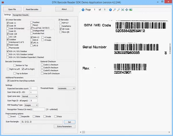 Barcode Reader SDK Crack Full Version
