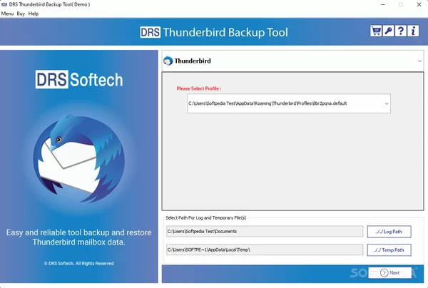 DRS Thunderbird Backup Tool Crack Plus Serial Key