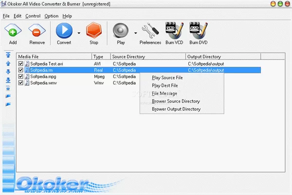 Okoker All Video Converter&Burner Pro Crack + Activation Code