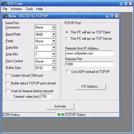 TCP-Com Serial Key Full Version