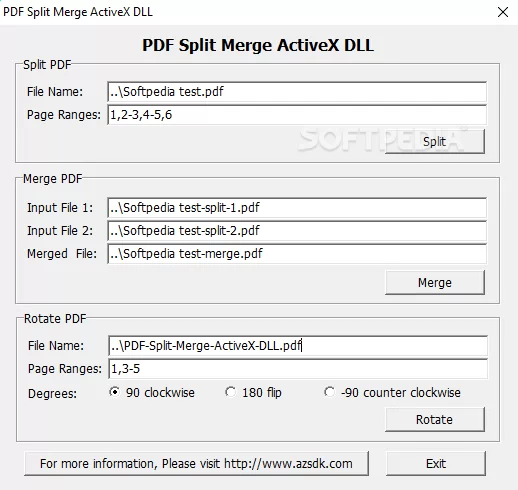 AzSDK PDF Split Merge ActiveX DLL Crack + Keygen Download