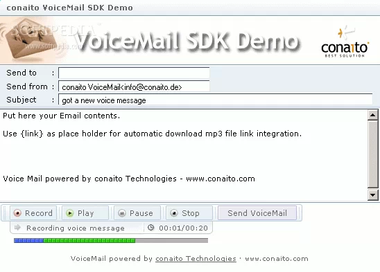 conaito Mp3 Voice Recording Applet SDK Crack + Activator Download